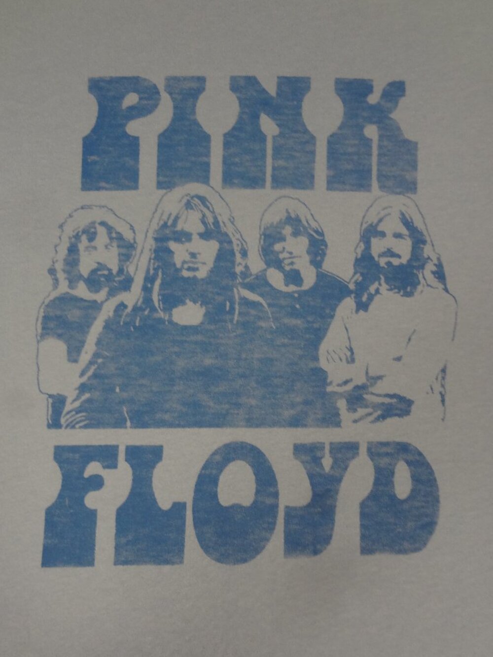 PINK FLOYD GROUP PHOTO YOUNG LIGHT BLUE XS WOMENS T-SHIRT L594